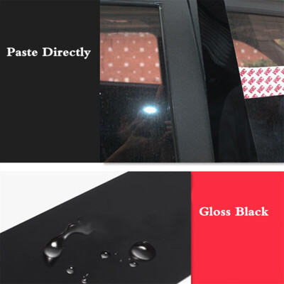 Custom Gloss Back Pillar Post Cover | DIY Piano Black Door Cover Kit Custom Gloss Back Pillar Post Cover | DIY Piano Black Door Cover Kit