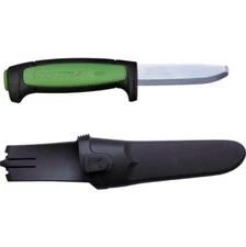 *1-Set* Morakniv Pro Safe Carbon Steel 7.8” Blunt Tip Knife Green 13076