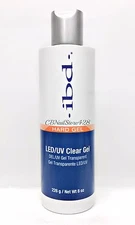 IBD LED/UV Hard Gel Builder Gel Clear 8oz Refill On Sale!