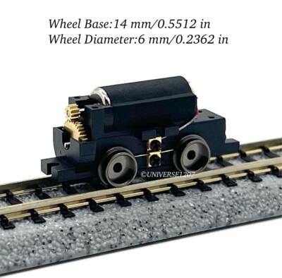 HOn30/HOe/009/N Toma Locomotive Power Drive Chassis Extremely Low Speed 14mm/6mm