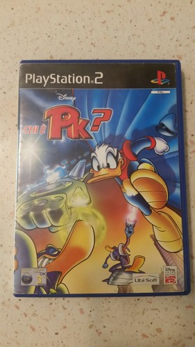 GIOCO DISNEY CHI è PK? Paperino PS2 PLAYSTATION 2 COMPLETO con CD LIBRETTO  E CAR EUR 13,99 - PicClick IT