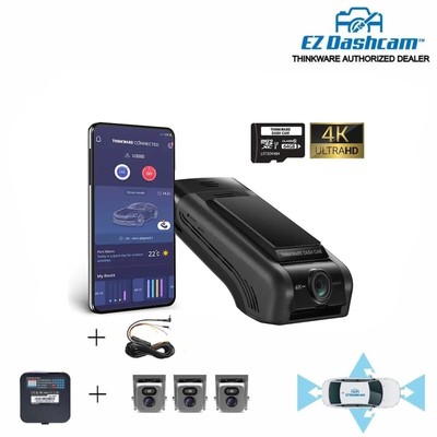 Thinkware U1000 Plus 4K Dash Cam 4-CH Bundle #3