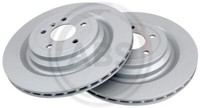 2X A.B.S. 18433 Bremsscheibe Hinten FüR MERCEDES-BENZ