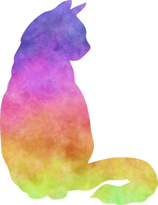 Rainbow Cat Sticker Decal