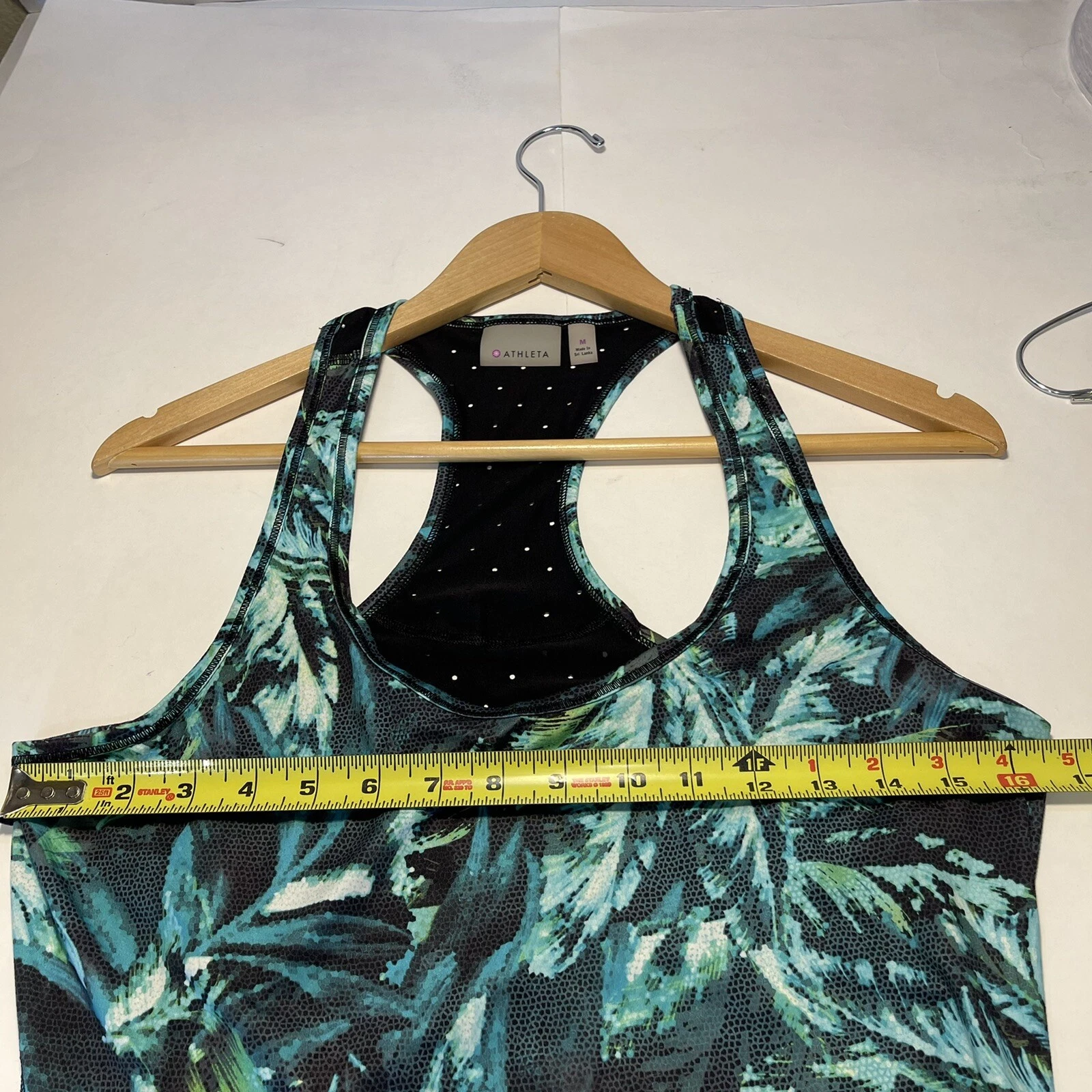 athleta racerback polyester tank-top