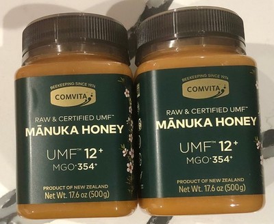 Manuka Honey 500g MGO 354+, UMF 12+, 100% Pure New Zealand Raw Honey  (2 Pack)