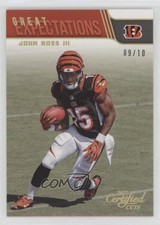 2017 Certified Cuts Great Expectations Gold 9/10 John Ross III #10 0a4v