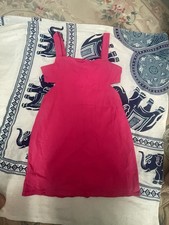 Primark Hot Pink Cut Out Dress Size 14