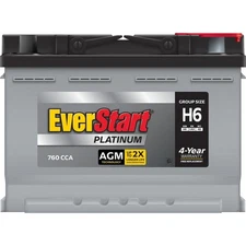 EverStart Platinum AGM Battery | H6/48 Group Size | 12V | 760 CCA | Car & Truck