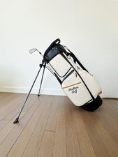 Malbon Basic Performance Golf Stand Bag WHITE CREAM 2024/25 Collection