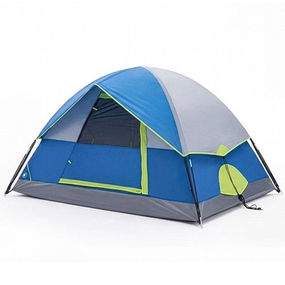 4 Person Waterproof Camping Tent with Rainfly, Easy Setup Dome Tent 