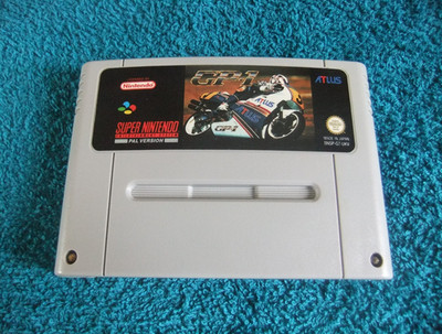 GP-1 MOTORRAD RACING - SUPER NINTENDO / SNES SPIEL CARTRIDGE