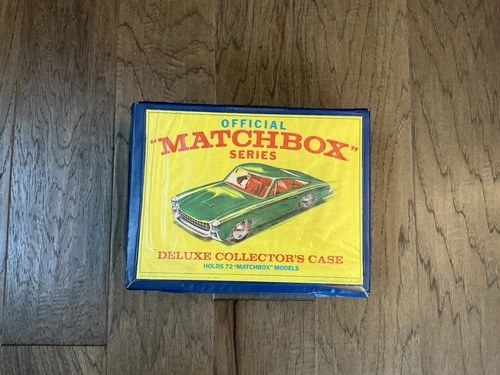 VINTAGE Official "Matchbox" Series Deluxe Collector’s Case Holds 72 Cars 1968