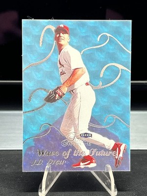 1999 Flair Showcase #3 WF J.D. Drew Wave of the Future #/1000