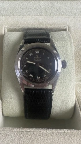 Vintage Rolex Oyster Speedking c.1943 Rare Roman Dial Ref. 4220 Manual Wind