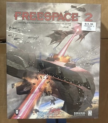 Interplay Freespace 2 PC Big Box Box Only Multiplayer Simulation T-Teen