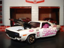 1971 Plymouth Hemicuda 426 Crate Limited Edition 164 White M2 New Muscle