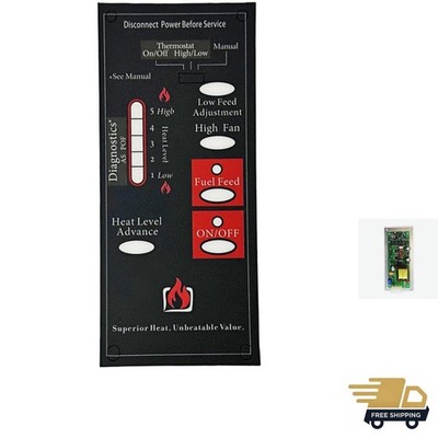 Durable A-E-401 Replacement Control Board for 1 RPM Auger Pellet Stove Systems