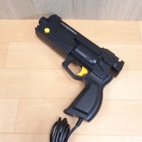 Sega Saturn Twin Stick with Virtua Gun controller & 2 Japanese Games tested work