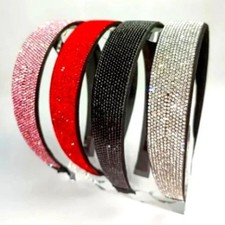Rhinestone Headbands for Women, 4PCS Wedding Bridal Party Prom Jewelry Hair Band