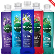 Radox Bath Soak 100% Nature Inspired Fragrances 500ml, 6 Pack
