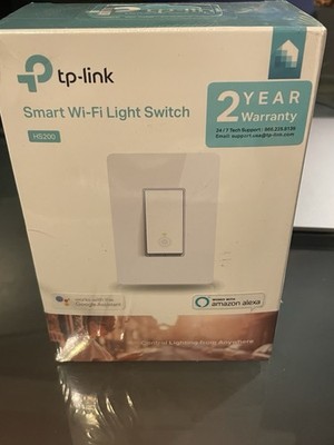 TP-Link Kasa Smart Wi-Fi Light Switch HS200 White Alexa & Google Assistant