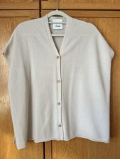 Damenstrickweste  Allude , cremefarben, Gr. M