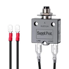 Push Button Circuit Breaker 3 Amp, Briidea Fuse Tester Manual Reset 32V, Low... 