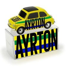 BR068 1/43 Fiat 500 Ayrton Senna 30th Anniversary [Diecast Mini Car]