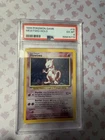 1999 Pokémon TCG Mewtwo Base Set Holo Unlimited Rare PSA 6 EX-MT