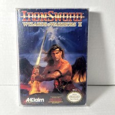 IronSword: Wizards  Warriors II Nintendo Entertainment System 1989 CIB/Poster