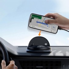 JOYROOM Phone Mount for Car Adjustable Spring Design Dashboard Cell Holder 360°