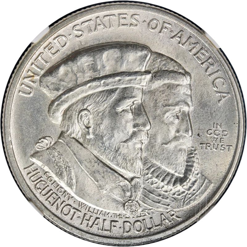 『NGC MS64』ユグノー教徒300周年記念ハーフダラー銀貨（1924年） 1924 Year US Silver Commemorative Coins (1892-1954) for sale | eBay