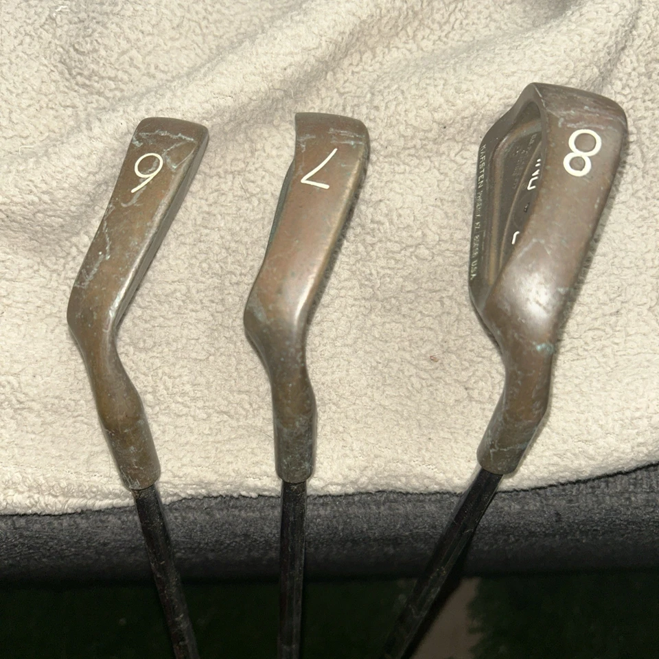 Juego de plancha Ping Eye 2 berilio cobre punto negro 3-Pw acero 1201900 excelente Foto 4 de 4