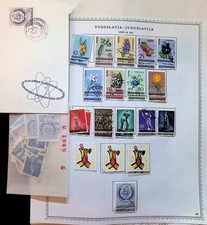 Yugoslavia Collection On Minkus Album Pages 1961-1964 Highly Complete