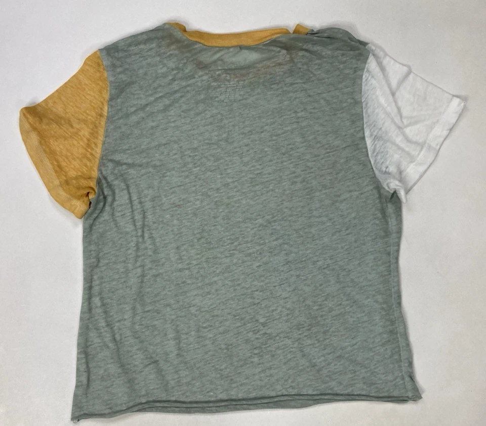 ACDC Tour 1977 Crop Graphic T-shirt Women Small Multicolor Short Sleeve Music - Изображение 3 из 4