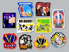 No Doubt Vinyl Sticker Lot (10 Stickers) ska reggae punk grunge 90s sublime gwen