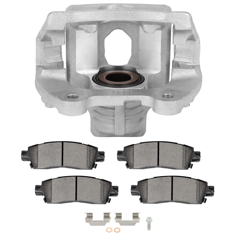 Rear Left Right Brake Caliper Brake Pads Set 5Pcs For 2007-2015 2016 GMC Acadia Foto 2 de 4