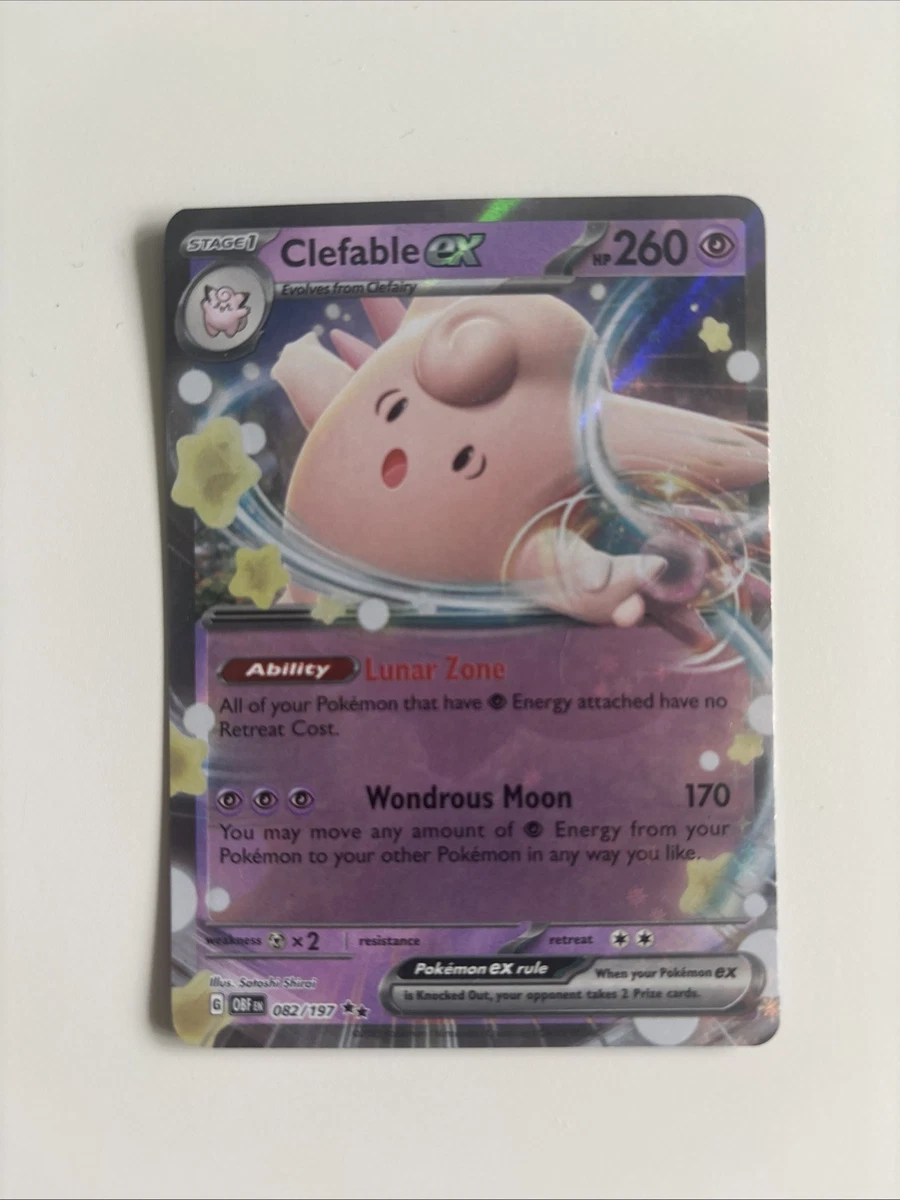 Clefable ex Pokémon TCG Cards for sale