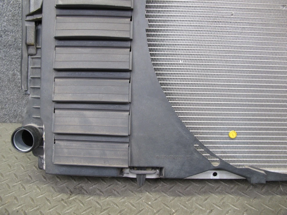 96-99 MERCEDES W140 C140 CL600 S600 RADIADOR REFRIGERACIÓN MOTOR CON CUBIERTA OEM Foto 4 de 4