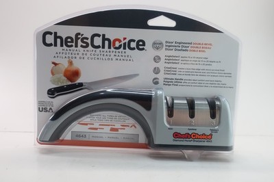 Chef's Choice Diamond Hone Double-Bevel Manual Knife Sharpener Model 4643
