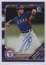 2019 Bowman Chrome Prospects Purple Refractor 192/250 Jonathan Ornelas Auto oh8