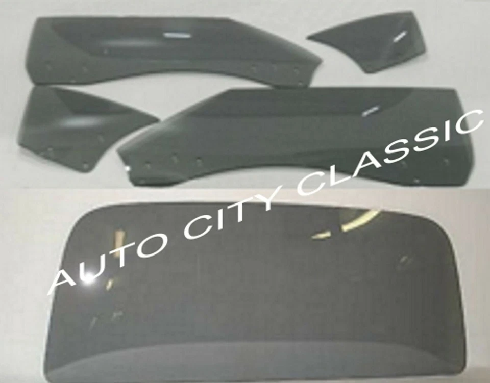 1973 1974 Nova Glass Doors Quarters and Back Glass Custom Grey Tint Chevrolet - Image 2 of 3