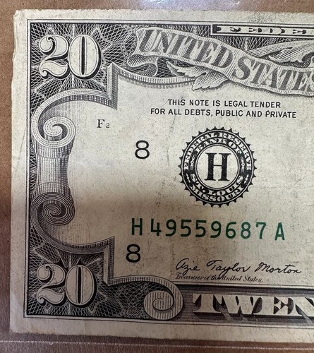 1977 OLD $20 BILL RARE - Picture 2 of 12