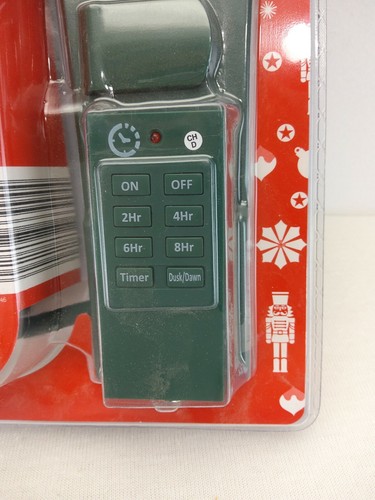 New Merry Moments Outdoor Remote Socket 6 Grounded Outlets. 13amp 100 Ft Range - Picture 2 of 4