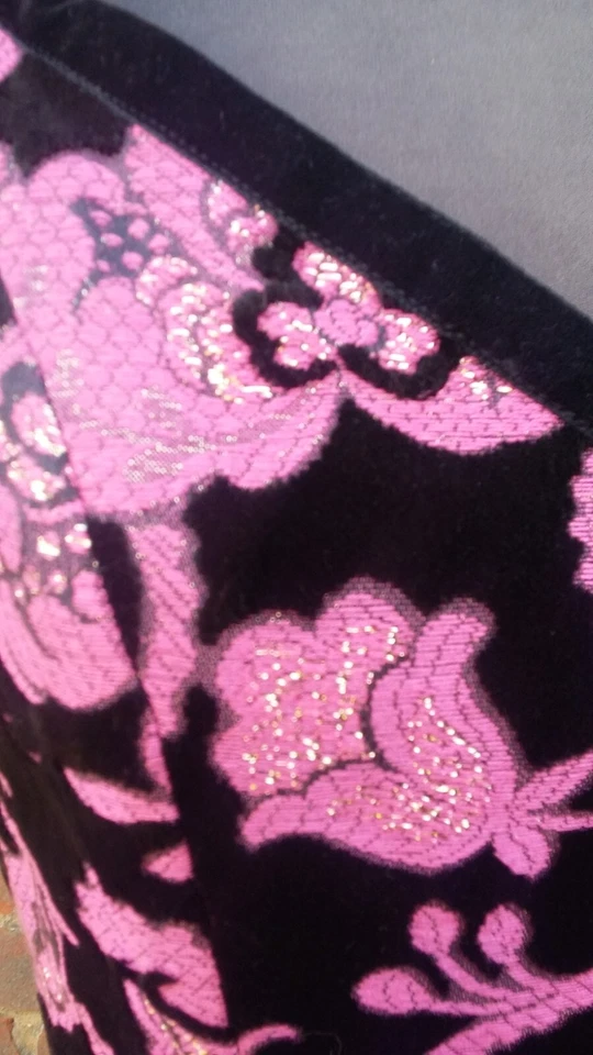 Vestido de Noche TERENCE NOLDER Vintage Años 80 Reino Unido 12 Gótico Boda Baile de graduación Foto 4 de 4