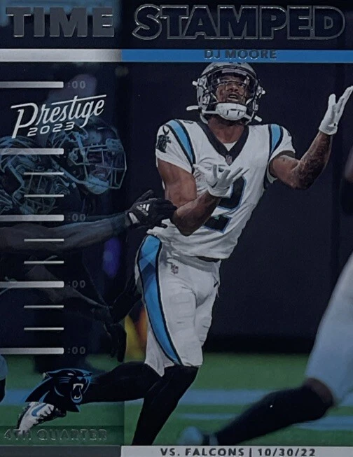 DJ Moore PSA 9 - 2023 Panini Prestige ‘Time Stamp” - Panthers, Bears, Terrapins - Image 4 of 4