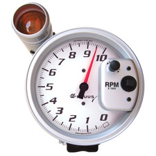 Equus 5 Pedestal Mount Tachometer 5000 Series W Shift-lite White 0-10000 Rpm