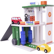 theo klein bosch car repair with car wash playset