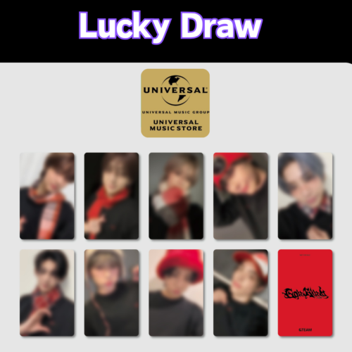 &TEAM 月狼 Go in Blind 3rd Single JAPAN Luckydraw Official photo card andteam - Picture 19 of 21